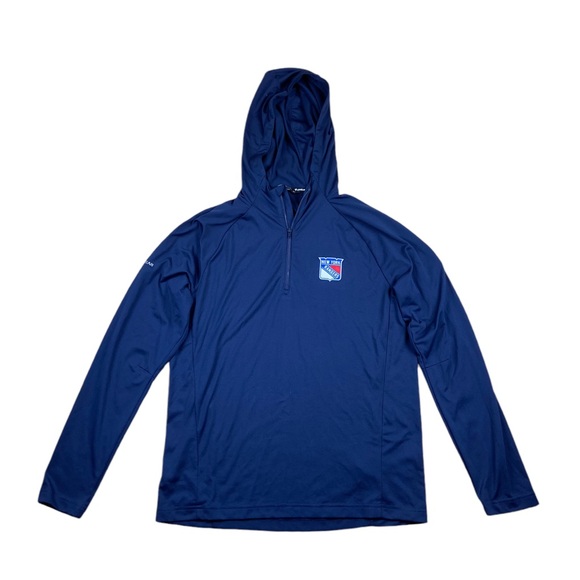 Men’s Levelwear New York Islanders NHL 1/4 Zip Blue Size M - Picture 2 of 4